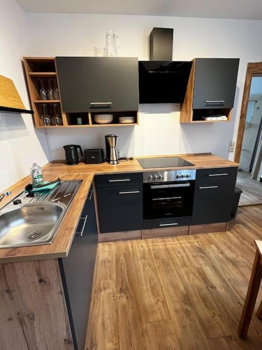 Ferienwohnung Zur Parthe Grimma Esterno foto