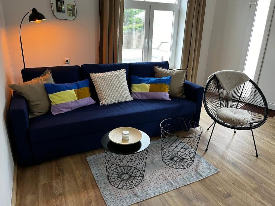 Ferienwohnung Zur Parthe Grimma Esterno foto