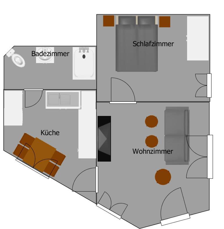 Ferienwohnung Zur Parthe Grimma Esterno foto